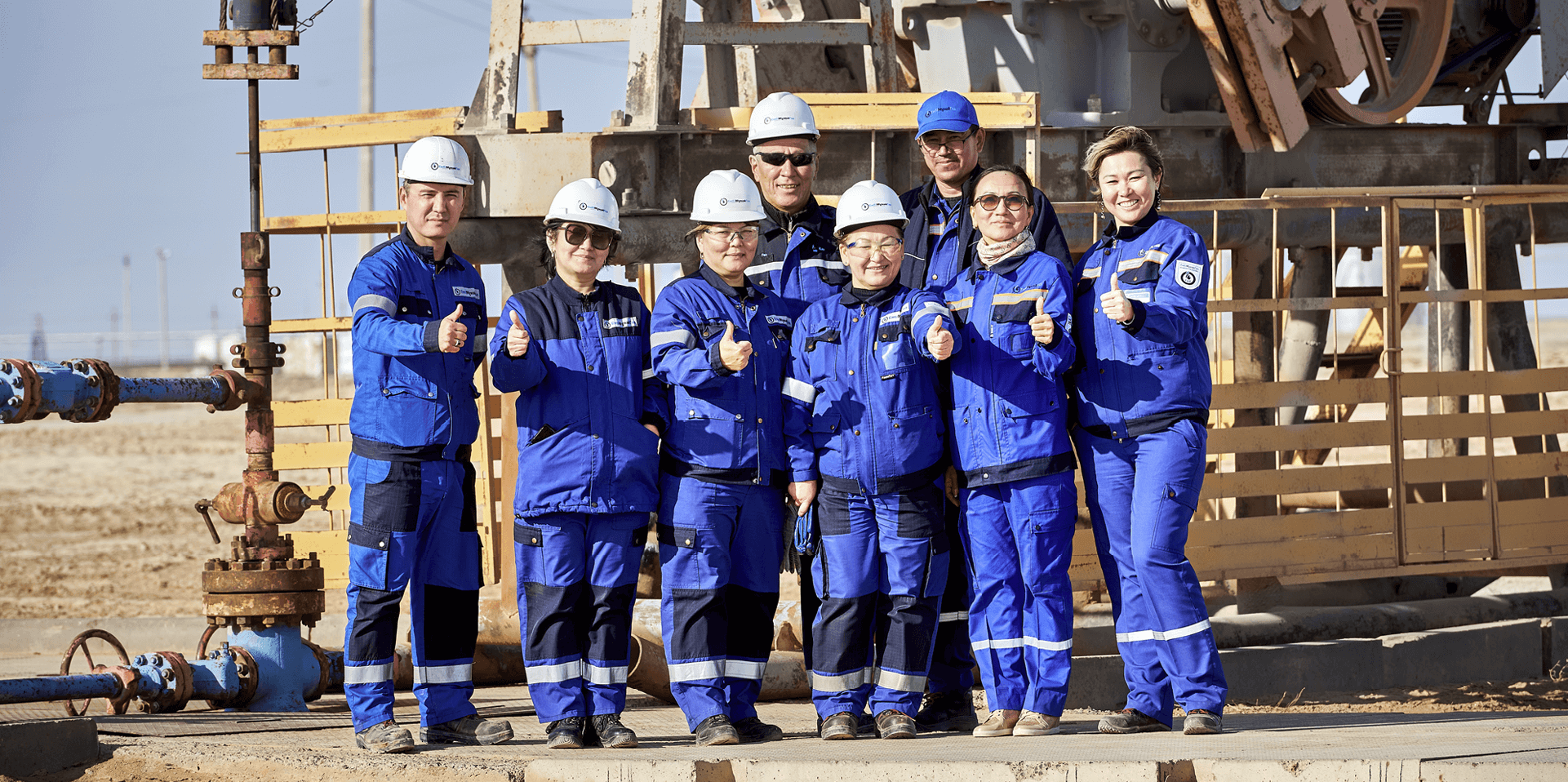 Группа сотрудников компании